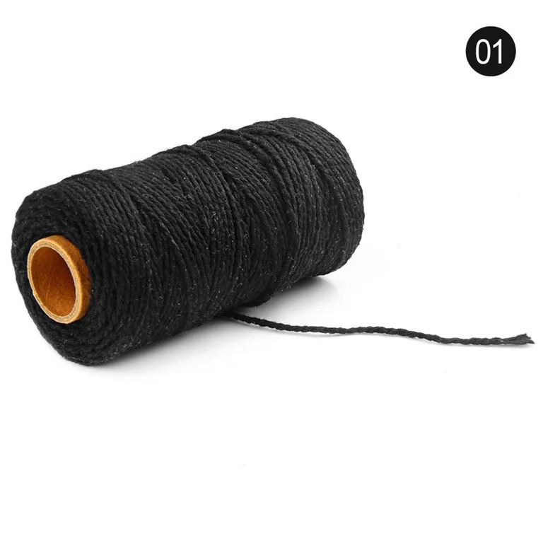 Coollooc 300 Ft Natural Jute Twine, 2mm Thin White Cotton Rope for Crafts, Art, Gardening, Gift W... | Walmart (US)