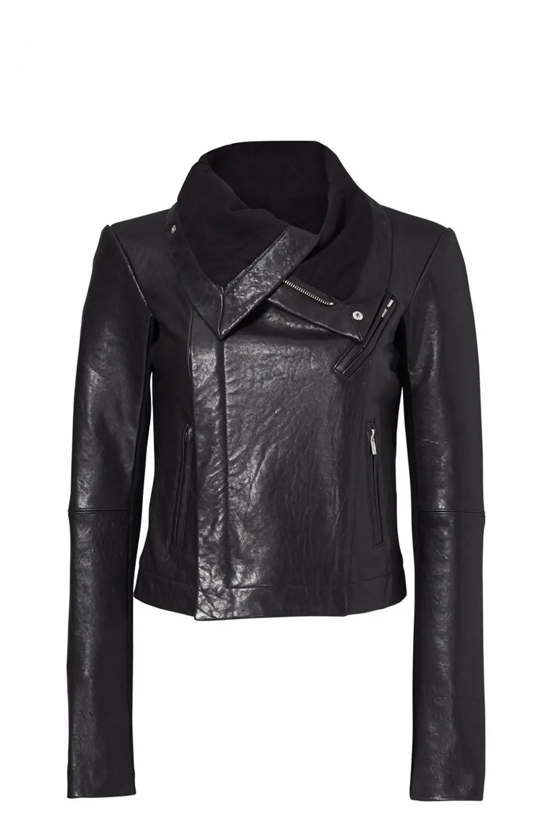 VEDA Max Classic Bubble Leather Jacket | Rent The Runway