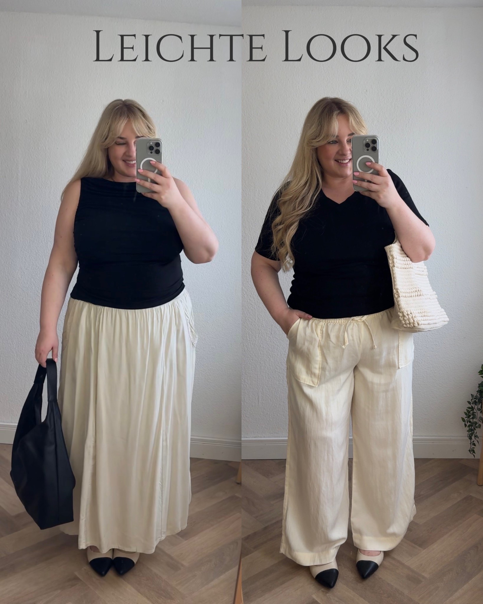Leichte Looks 🖤

20% sparen mit dem Code: OSTERN26 
nur bis 6.4. einmalig pro Kundin in der App bei Bon Prix einlösbar

#spring #plussizefashion #frühling

#LTKdeutschland #LTKplussize #LTKspring