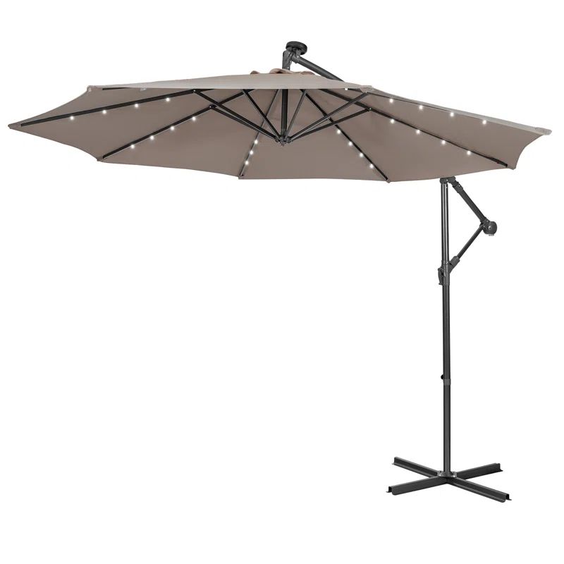 Goodspeed 120'' Lighted Cantilever Umbrella | Wayfair North America
