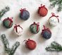 Chris Loves Julia Decoupage Balls Ornaments, Set of 8 | Pottery Barn Kids