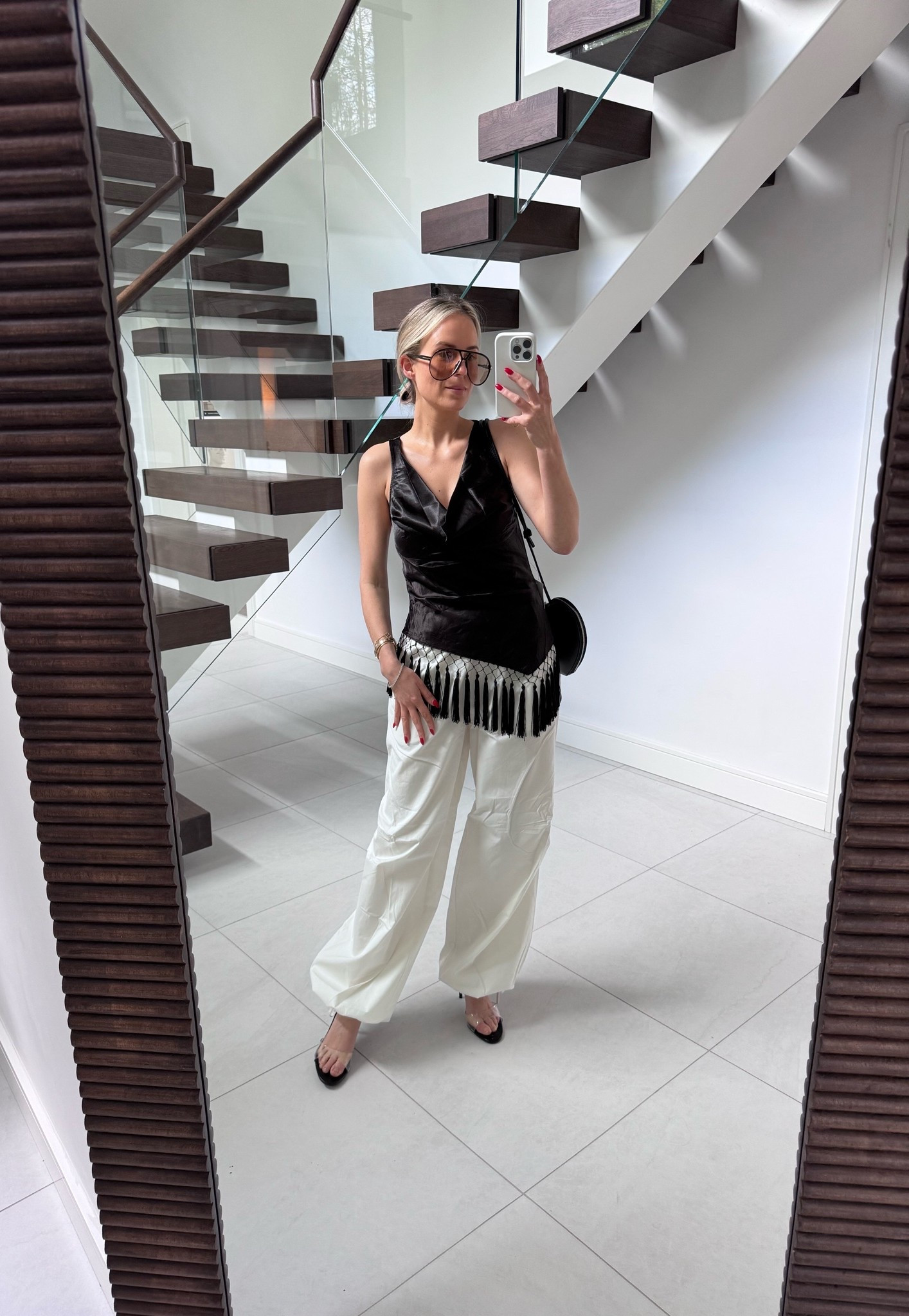 Tassel top with cargo pants and mules 🖤

#LTKspring #LTKsummer #LTKunboxing