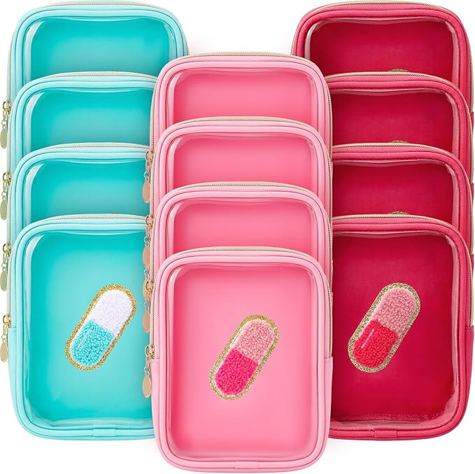 12 Pcs Nurse Week Gifts Bulk Nurse Appreciation Gifts for Women Chenille Patches Makeup Bags, Nur... | Amazon (US)