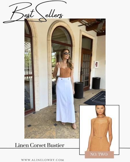 Best seller of this week - top two is the linen corset top 

#LTKU #LTKSeasonal #LTKStyleTip