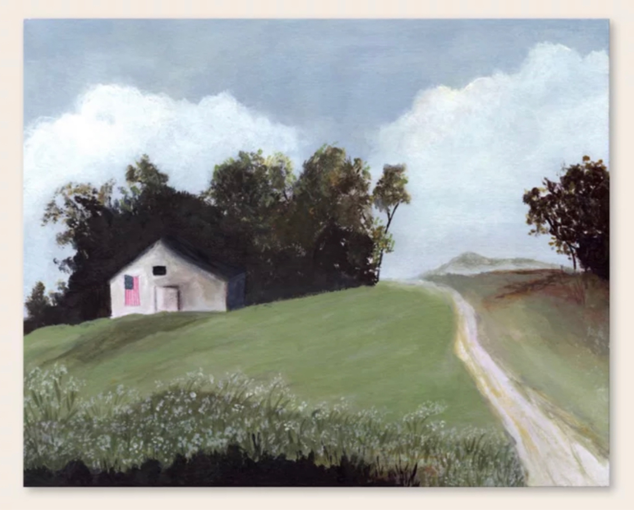 Soft neutral landscape print … perfect wall art for a farmhouse or cottage core home 🌿 

#LTKFindsUnder100 #LTKHome #LTKFallSale