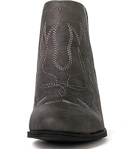 Women's Pull On Ankle Boots The Western Cowboy Cowgirl Boots | Amazon (US)