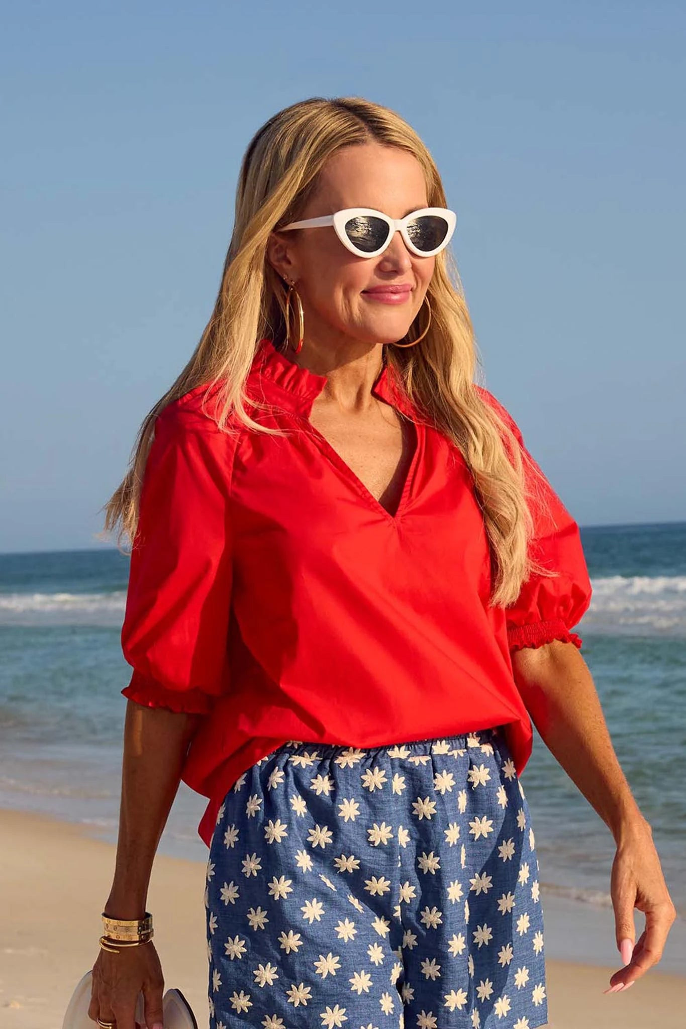 Merrick Top- Red | Avara