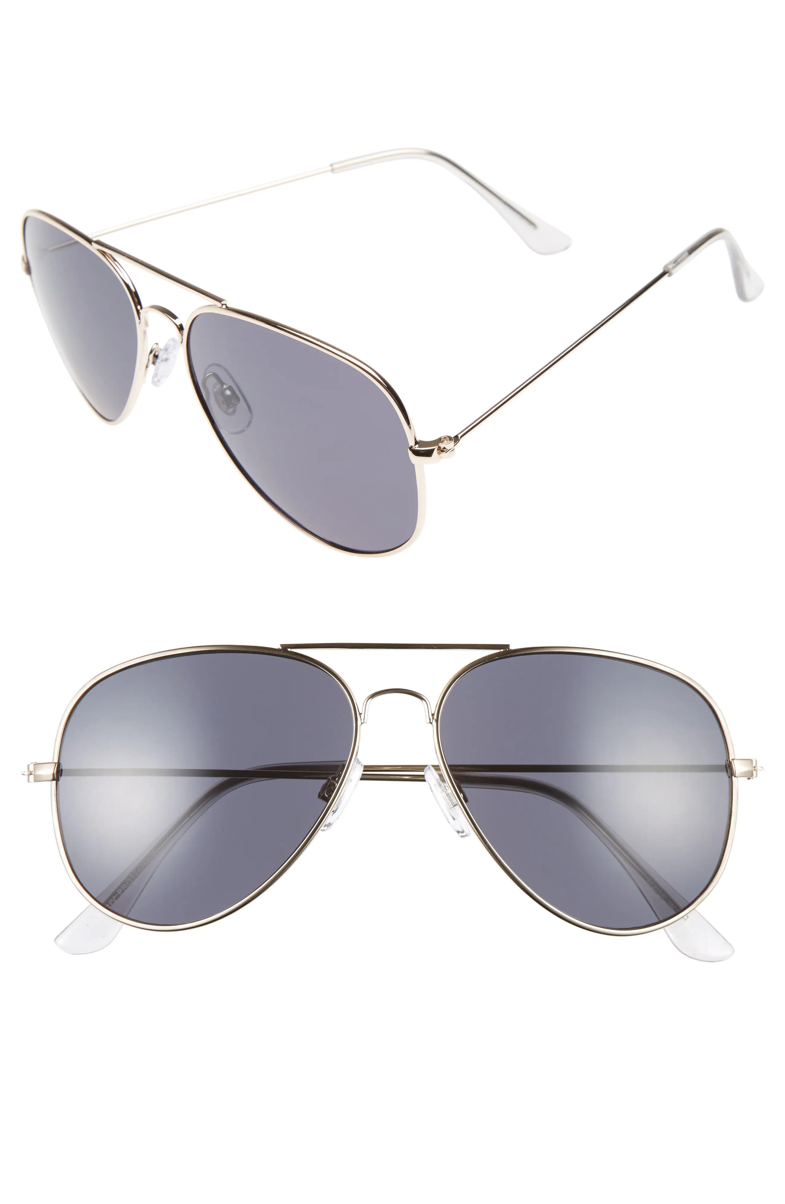 Mirrored Aviator 57mm Sunglasses | Nordstrom