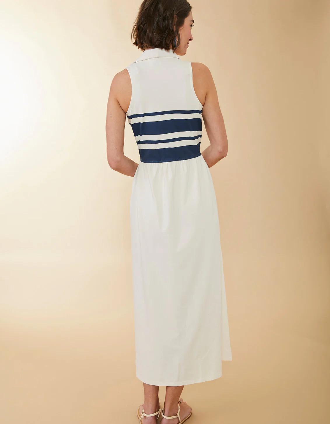 Haven Midi Dress Navy Stripe | Spartina 449