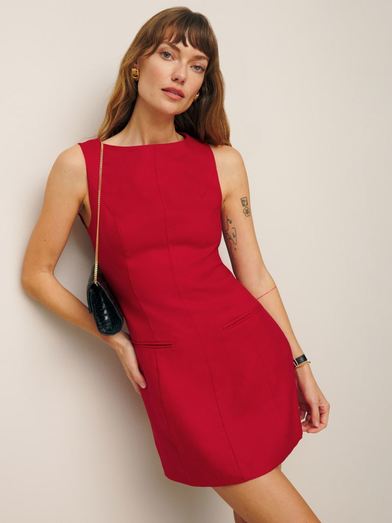 Citron Linen Dress | Reformation (Global)