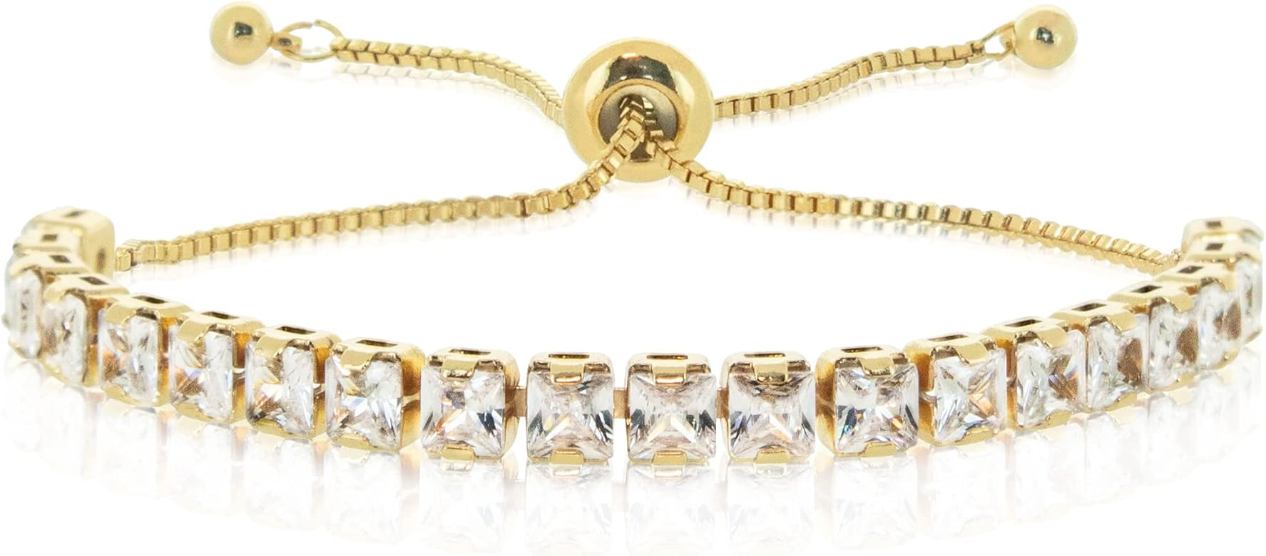 BEYA LUX Tennis Bracelets for Women – Luxurious Cubic Zirconia Bracelet with Universal Size Fit... | Amazon (US)