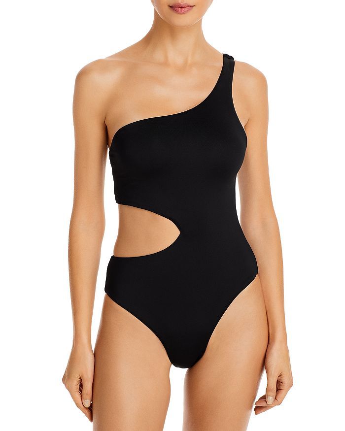 One Shoulder Cut Out One Piece Swimsuit - 100% Exclusive | Bloomingdale's (US)
