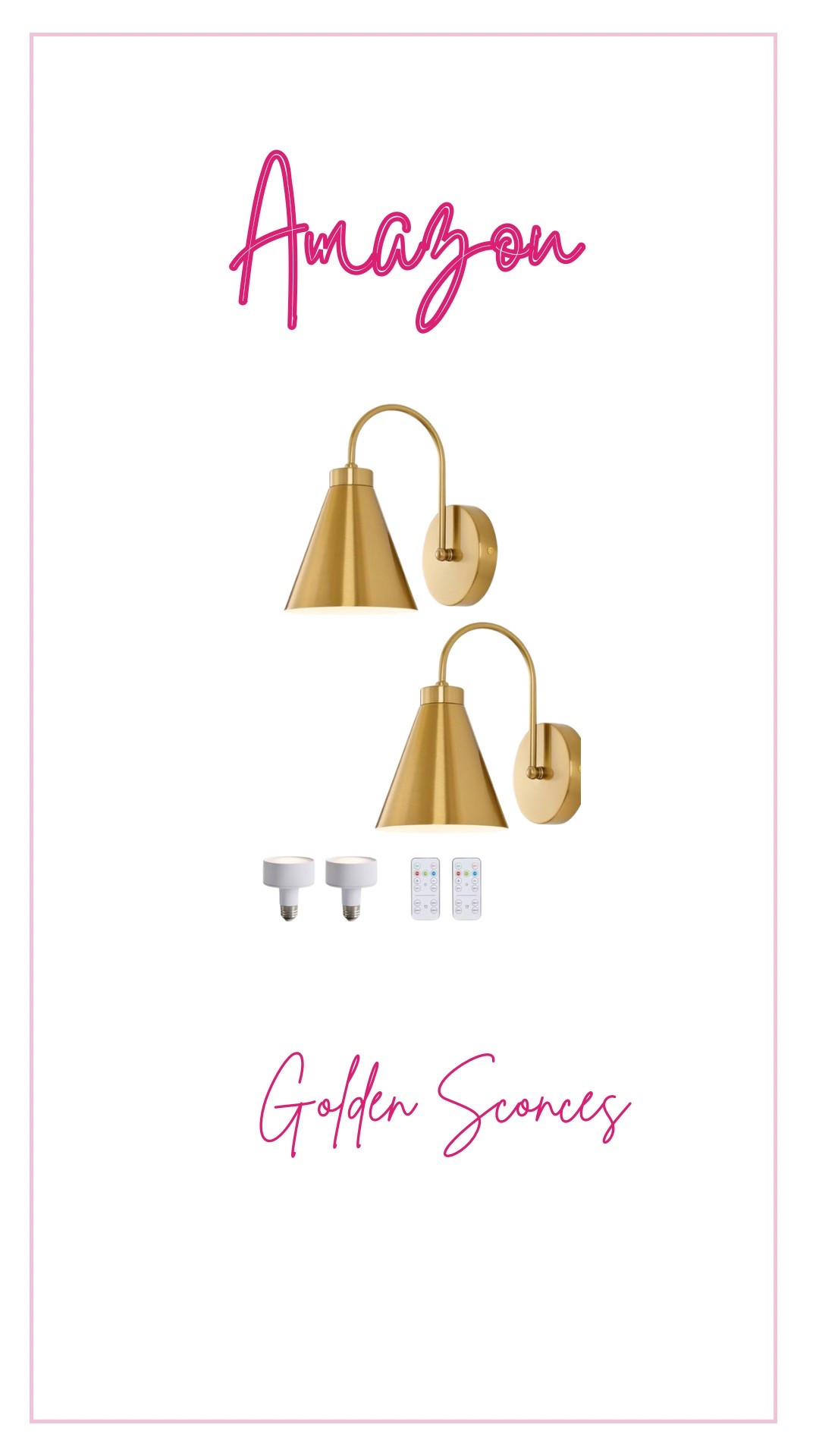 Amazon rechargeable golden sconces! These are the perfect addition to our kitchen! Currently on sale!

Gold sconces, rechargeable sconces, kitchen upgrade, home decor ideas, Amazon home, Amazon kitchen finds 

#LTKFindsUnder100 #LTKHome #LTKSaleAlert
