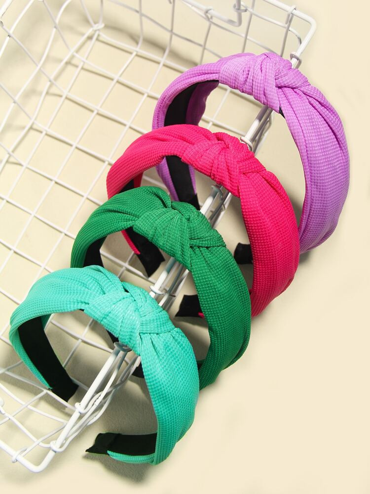 4pcs Knot Decor Headband | SHEIN
