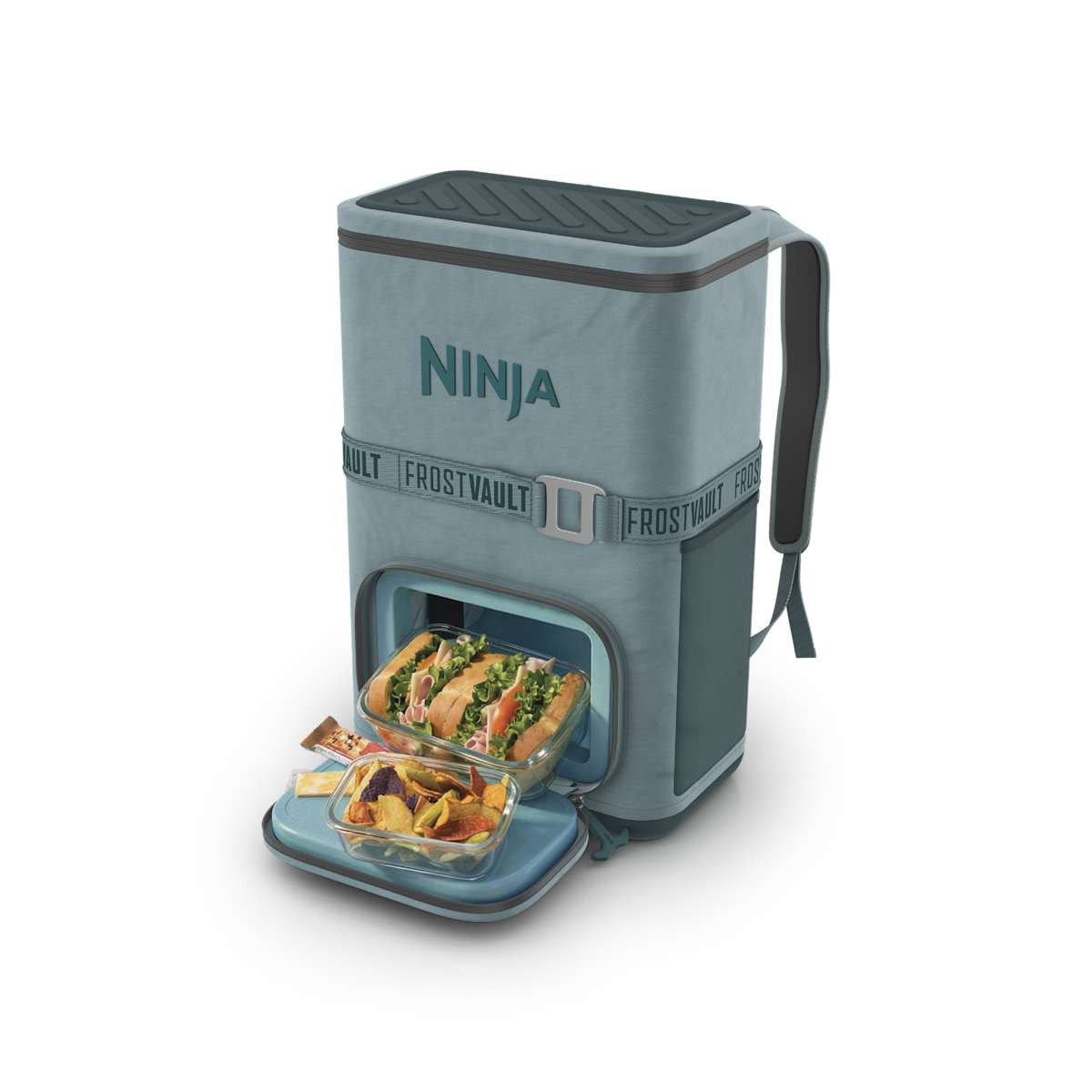 Ninja FrostVault 24 Can Backpack Cooler in Waterside Wind Down | FF124TL | SharkNinja | SharkNinja