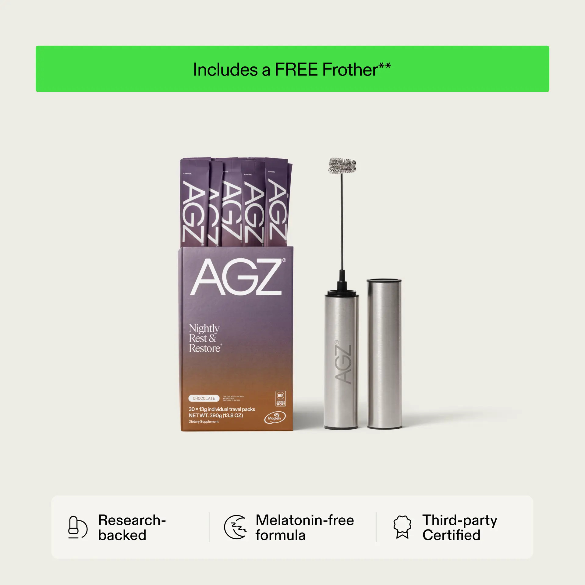 AGZ: Nightly Sleep Support | AG1