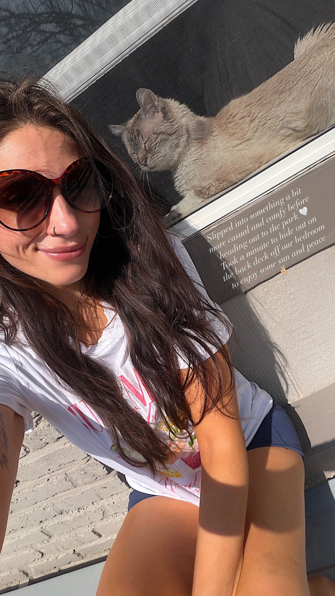 Heading out to the park with the girls so slipped into classic warm weather mom uniform : biker shorts and an oversized graphic tee 💁🏻‍♀️

#LTKgrwm #LTKmomlife #LTKootd