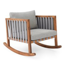 Belham Living Cobalt Springs Wood and Strap Rocking Chair | Walmart (US)