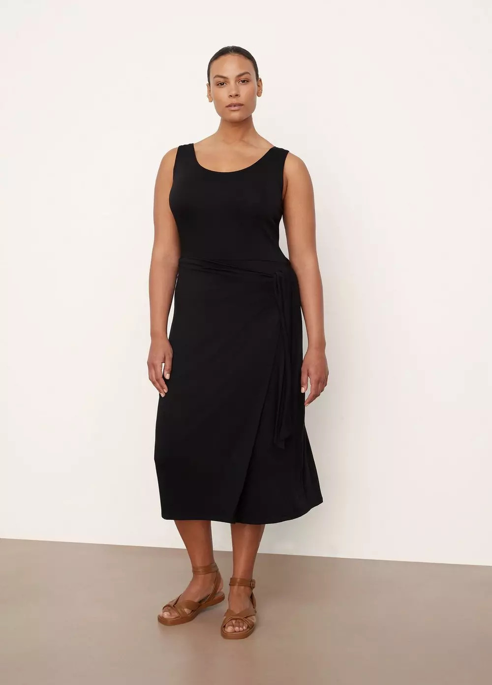 Scoop Neck Camisole Wrap Dress | Vince LLC