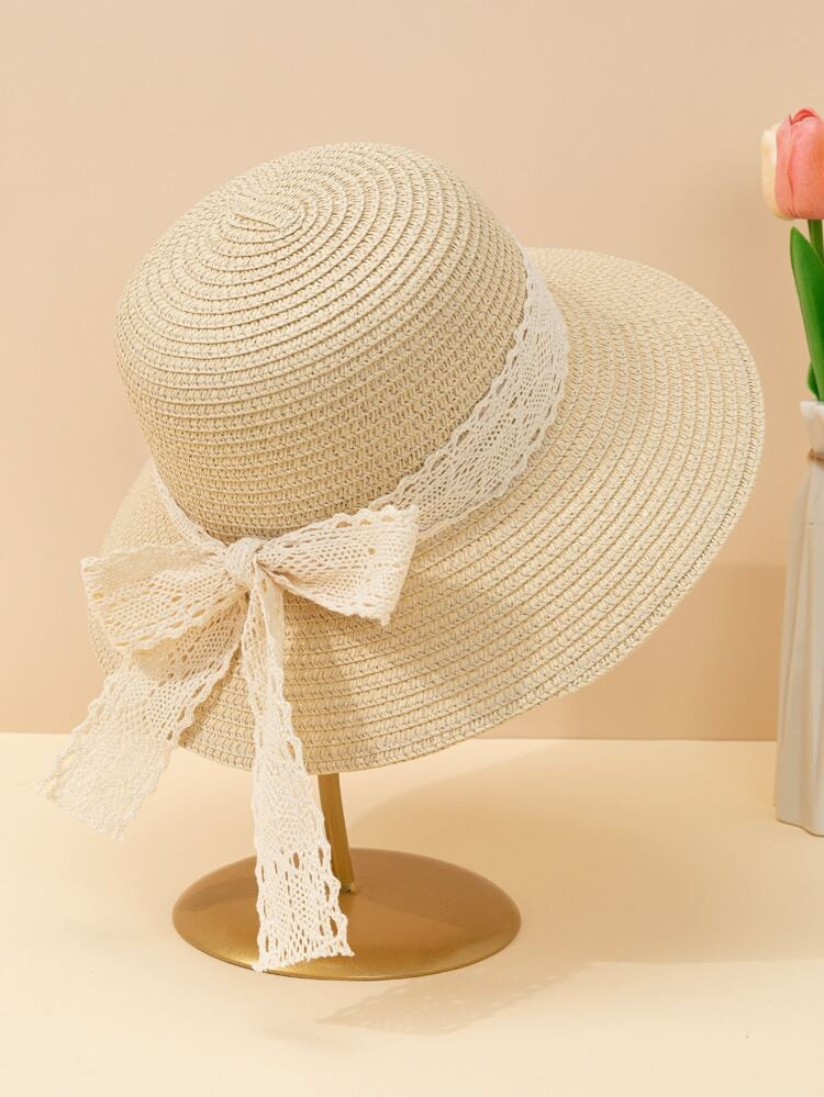 New
     
      Toddler Kids Bow Decor Straw Hat | SHEIN