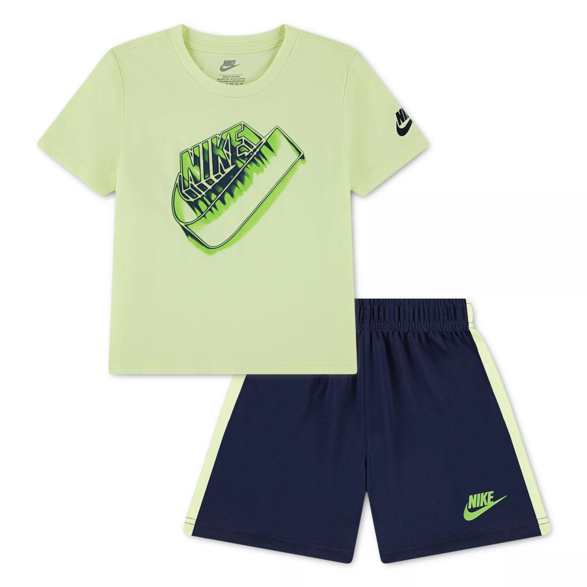 Toddler Boys Nike Tricot Short Sleeve T-Shirt & Shorts 2-Piece Set | Kohl's