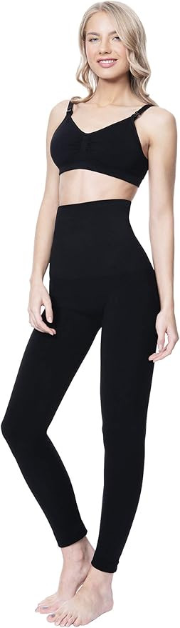 High Waist Tummy Compression Control Slimming Leggings | Amazon (US)