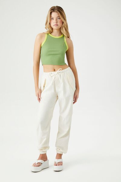Twill Drawstring Joggers | Forever 21 (US)