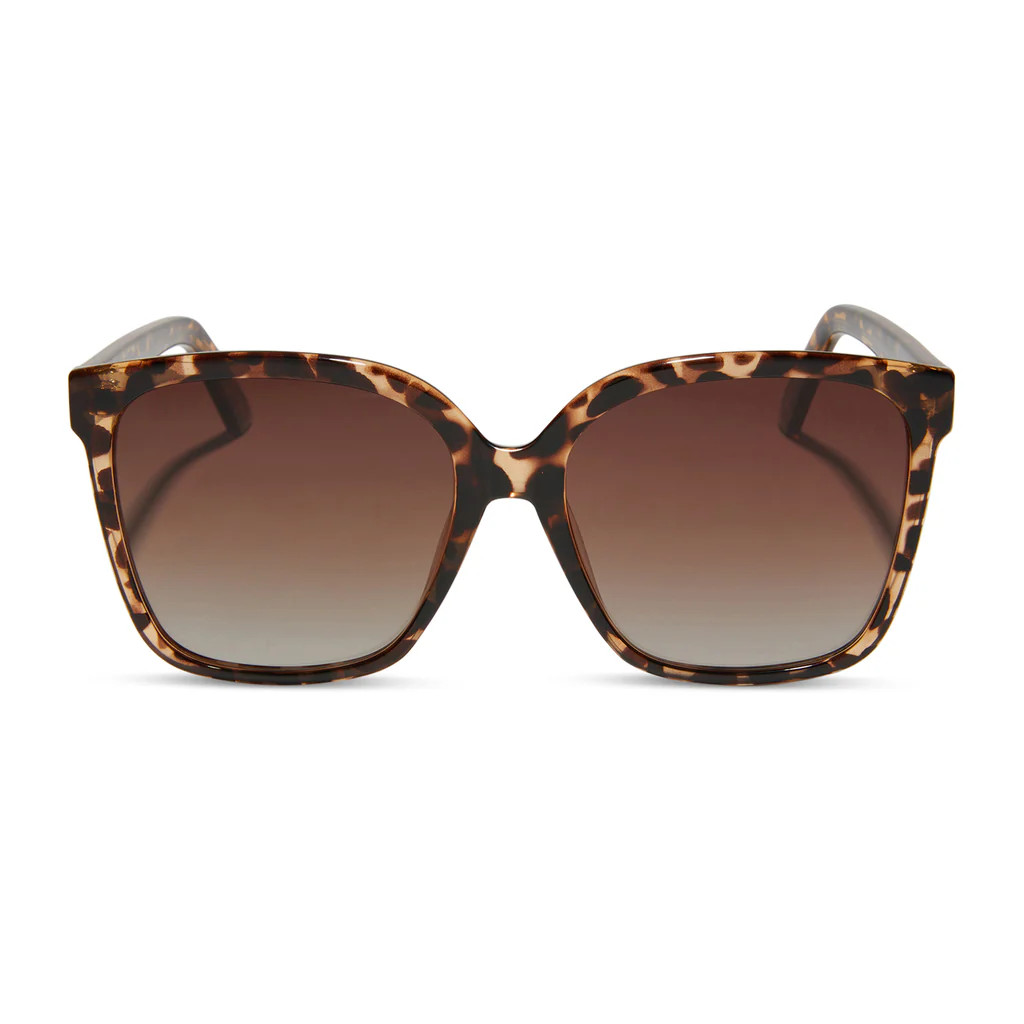 BEVERLIN - ZEPPELIN + TORTOISE + BROWN GRADIENT POLARIZED SUNGLASSES | DIFF Eyewear