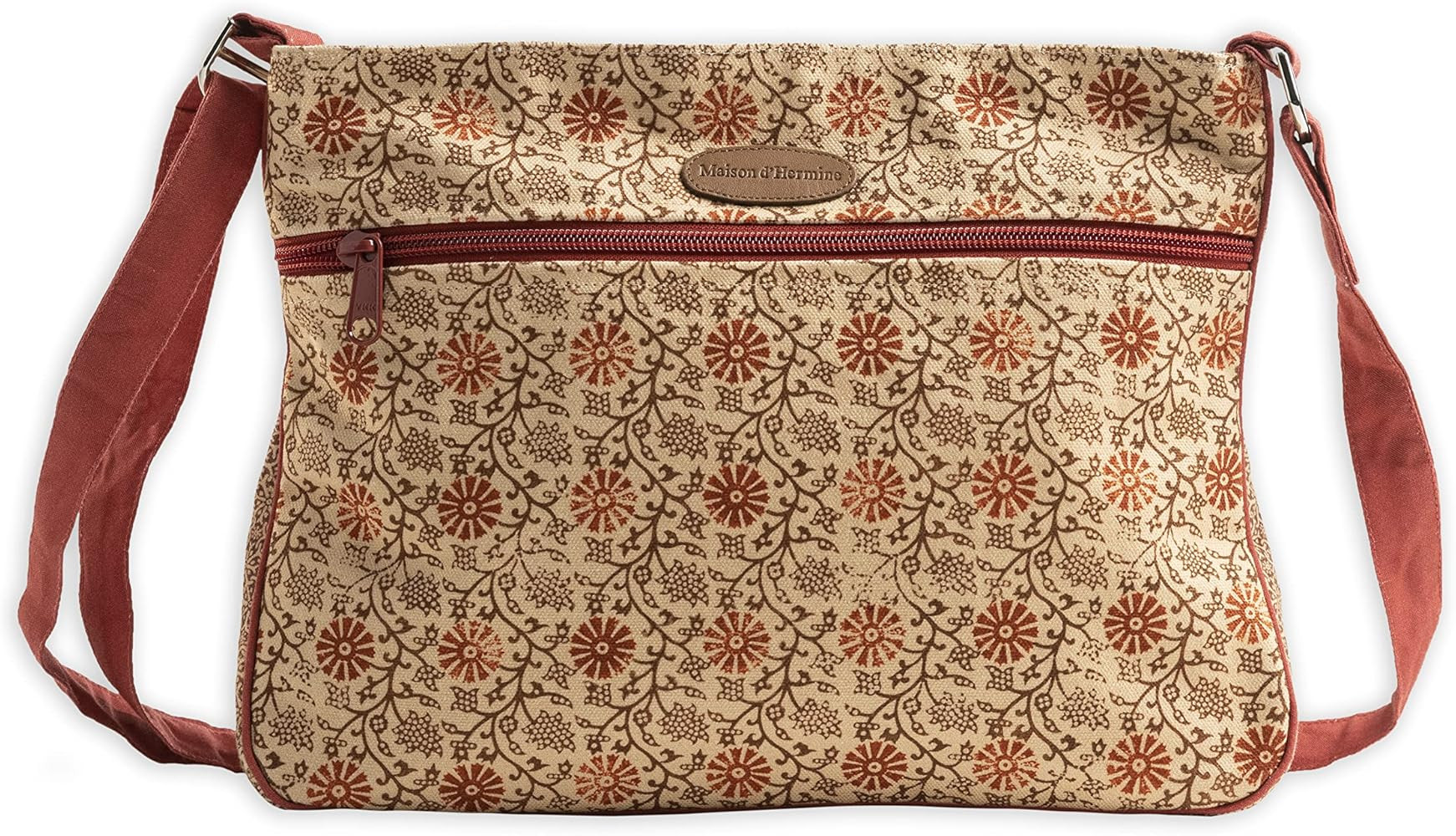 Maison d' Hermine Cross Body Bags for Women Cotton Canvas Shoulder Bag for Travel Tote purse Slin... | Amazon (US)