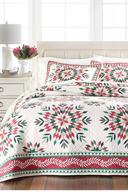 Our Christmas bedding!  All on sale! 

#kbstyled #holidaybedding #christmasbedding #christmasquilt

#LTKHoliday #LTKSeasonal #LTKhome