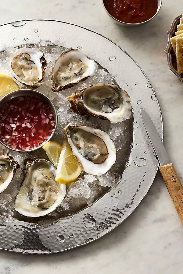 Axel Metal Metallic Charger | Anthropologie (UK)