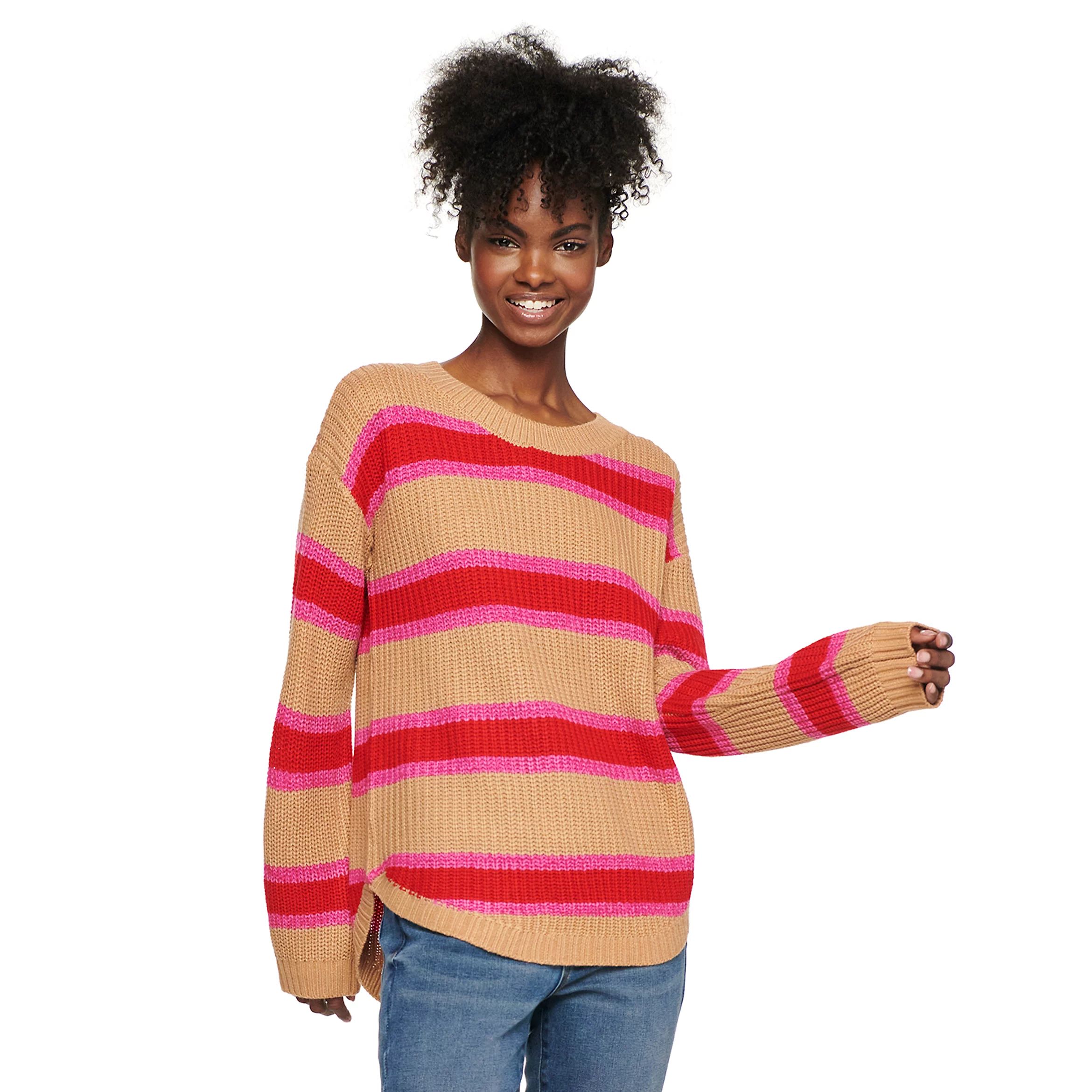 Juniors' SO® Shirttail Hem Sweater | Kohl's