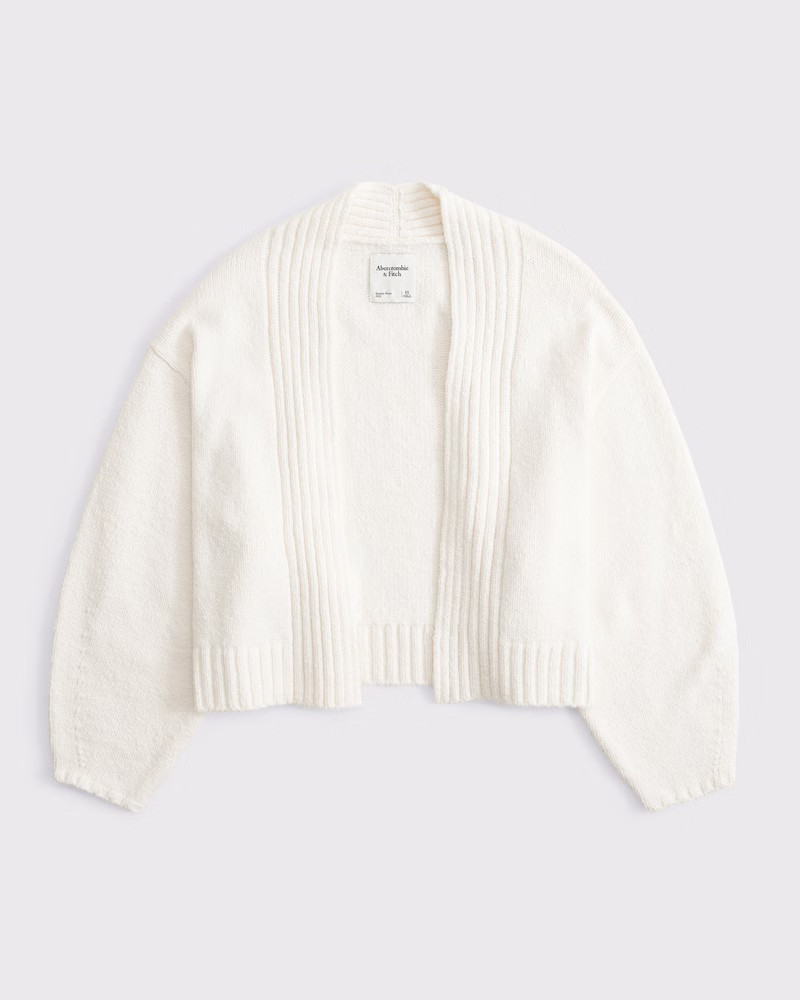 Barrel Sleeve Non-Closure Cardigan | Abercrombie & Fitch (US)