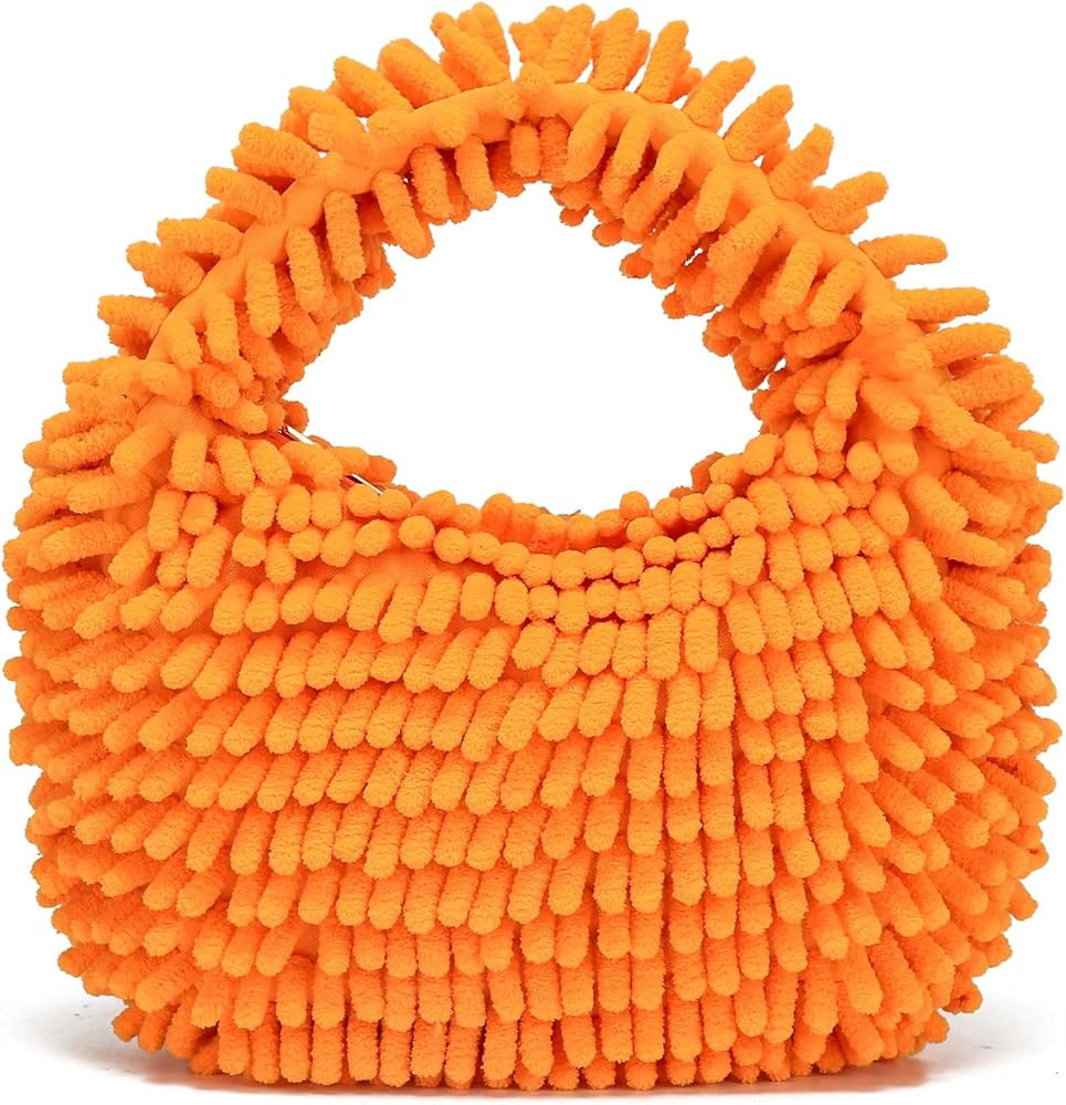 CATMICOO Y2K Fuzzy Purse, Fluffy Tote Bag, Cute Plush Purse for Women | Amazon (US)