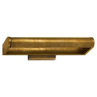 David Picture Light, 2-Light, Hand-Rubbed Antique Brass, 18"W (TOB 2019HAB 2CUHN) | Lighting Reimagined