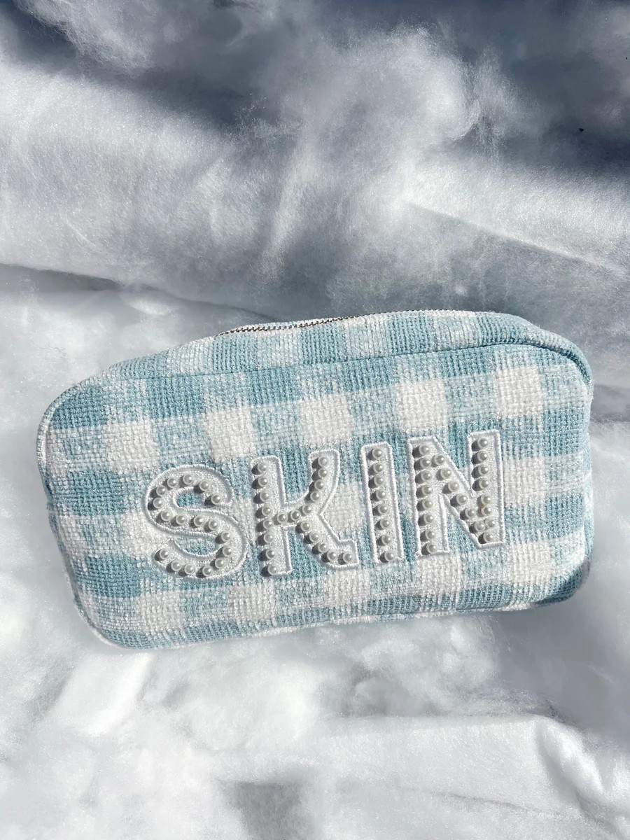 Skin - Blue Plaid Medium Bag | KenzKustomz