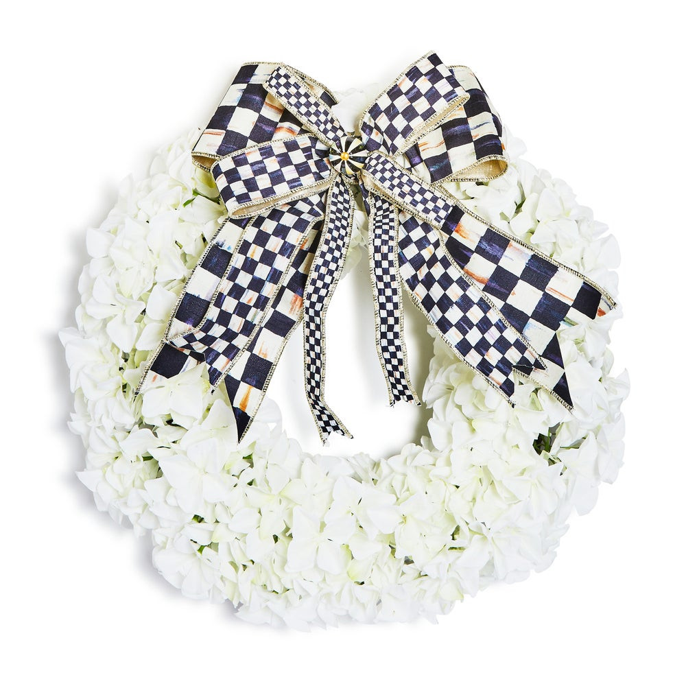 White Hydrangea 22" Wreath | MacKenzie-Childs