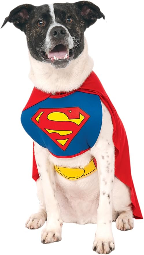 Amazon.com : Rubie's unisex adult DC Comics Classic Superman Pet Costume Party Supplies, Multicol... | Amazon (US)