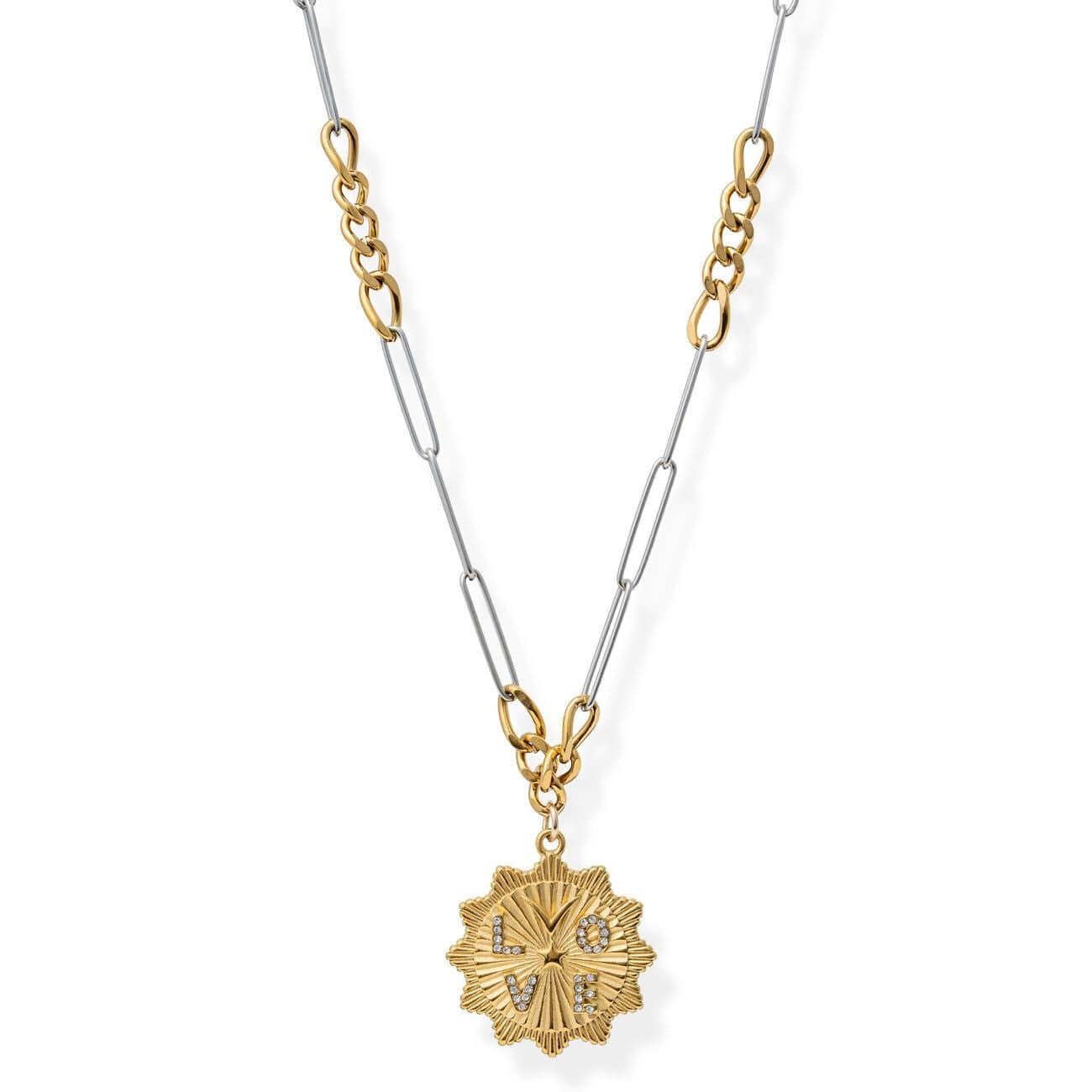 Love Spark Two Tone Necklace | BRACHA