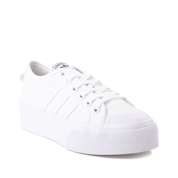 Womens adidas Nizza Platform Athletic Shoe - White | Journeys