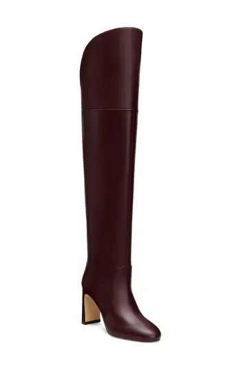 Stuart Weitzman Babette Over the Knee Tubo 85 Boot in Boysenberry at Nordstrom Rack, Size 7 | Nordstrom Rack