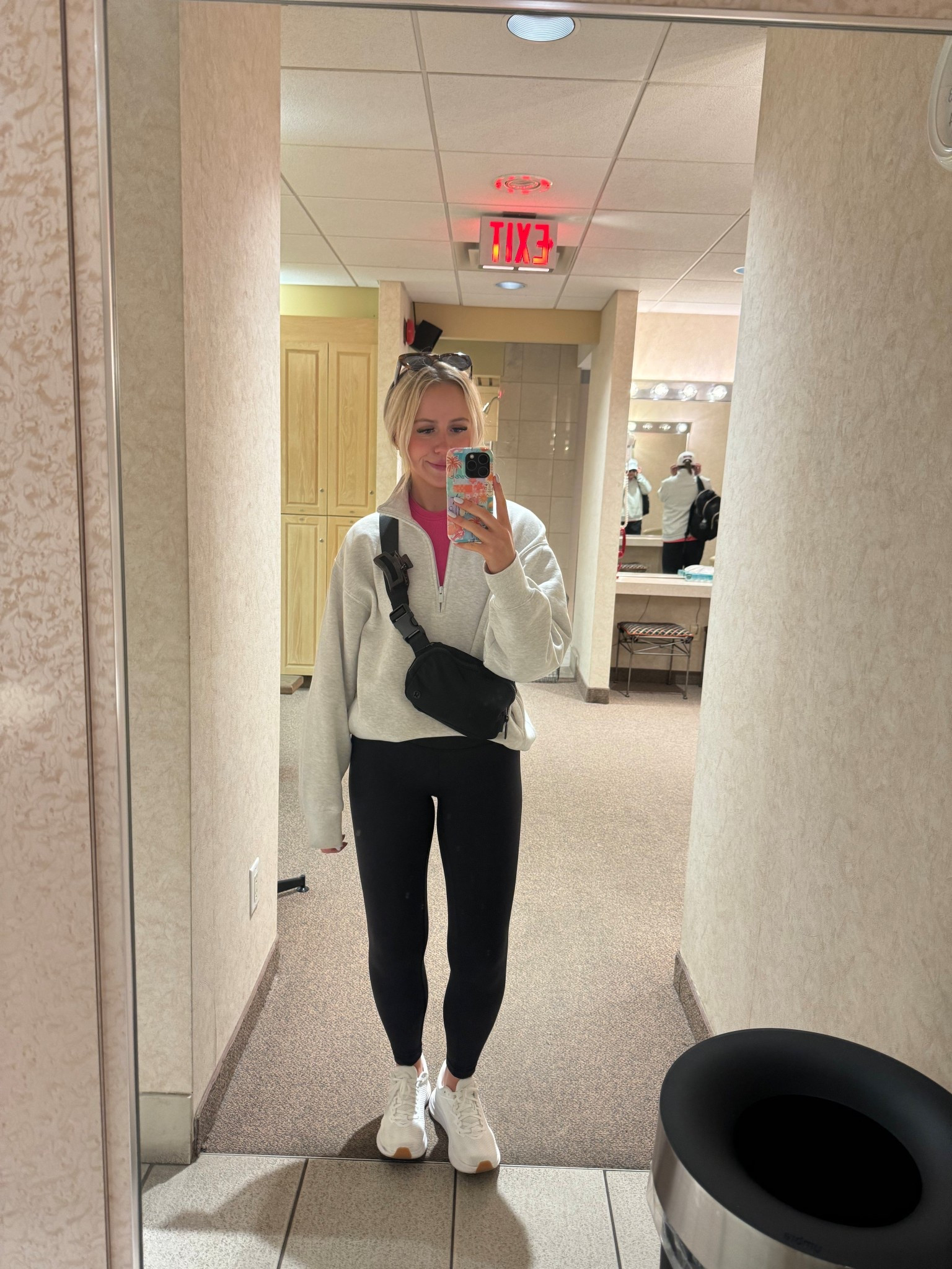 Golf girlfriend outfits!! 
Lulus: 6 
Pink tank: small
Aritzia zip: size 2/ medium 
Lulu belt bag 

#LTKTravel #LTKootd #LTKActive