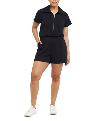 SPANX® Half Zip Romper  | Bloomingdale's Women | Bloomingdale's (US)