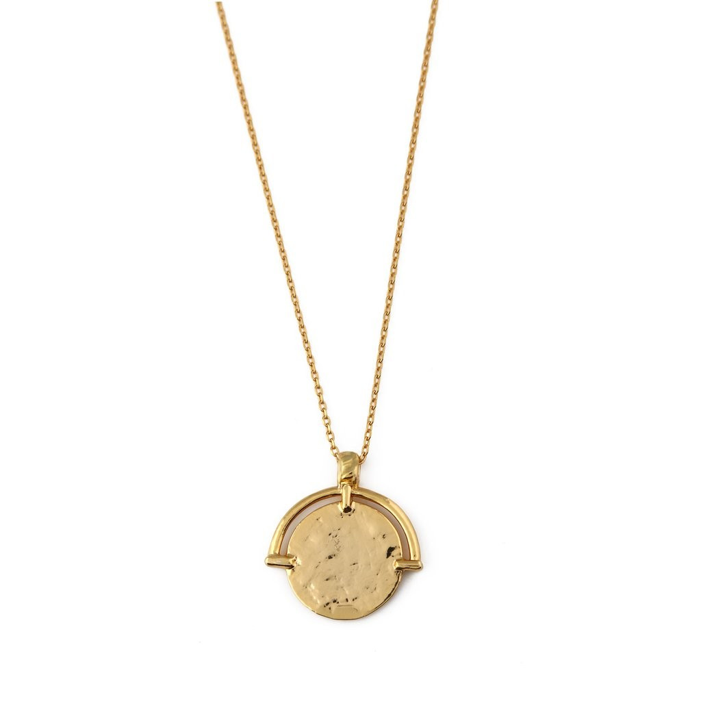 Molten Coin & Frame Necklace | Orelia London