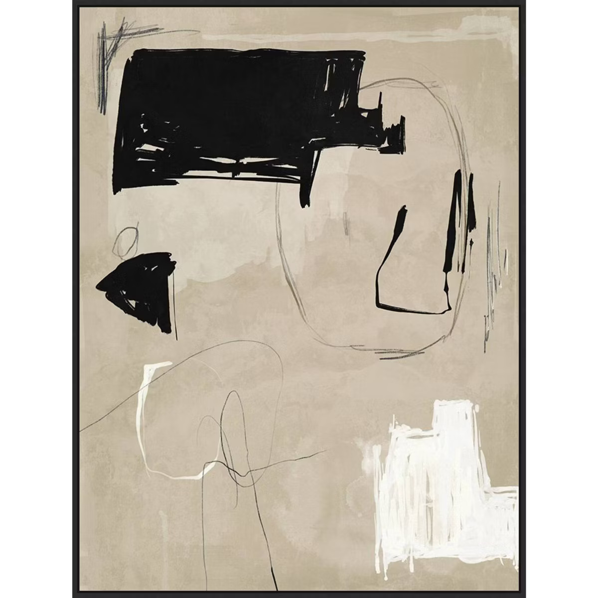 32" x 42" Back to The Drawing Board III by Urban Road Framed Canvas Wall Art Print - Amanti Art | Target