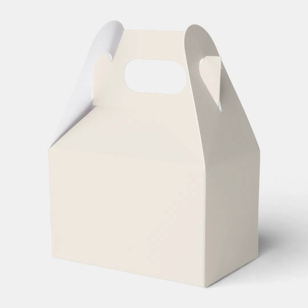 Solid cream beige ivory favor boxes | Zazzle | Zazzle
