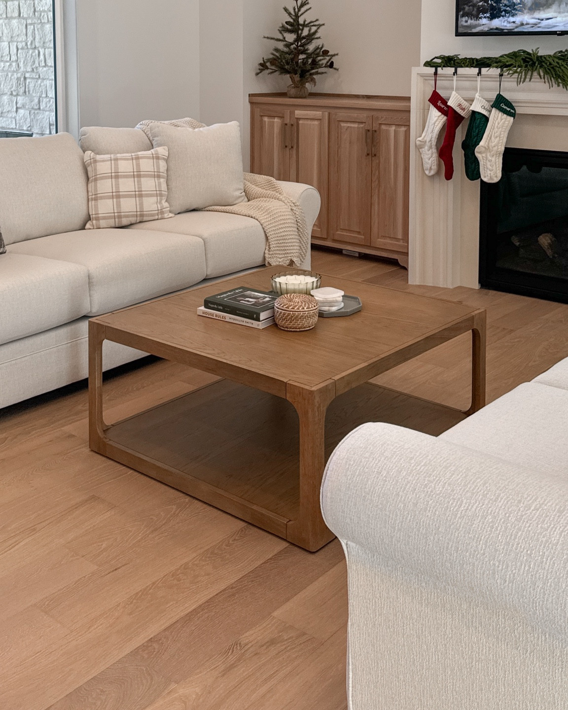 Coffee table + decor! I am so obsessed with this Walmart coffee table that I found for only $188! I hope they restock it soon!
I found the perfect decor to put on top from Target! The stacked books, large candle, wicker basket, and tray all look so perfect!

My couch is the Living Spaces Cameron couch!

Linking the lounge set I am wearing in my latest video where I put this table together. The lounge set is a size small in brown!

Home decor, furniture, living room, living room inspiration, living room furntiure, target decor, target home, Walmart home, Walmart finds 


#LTKHome