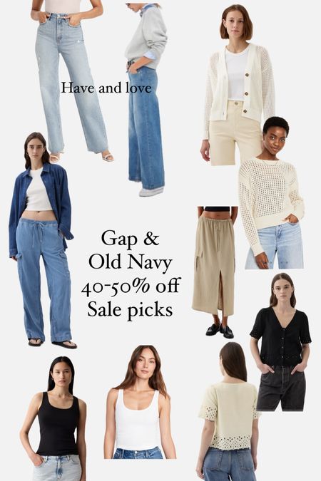 Gap sale 
Old navy sale 
Women’s clothing 
Women’s spring basics 

#LTKover40 #LTKSeasonal #LTKstyletip