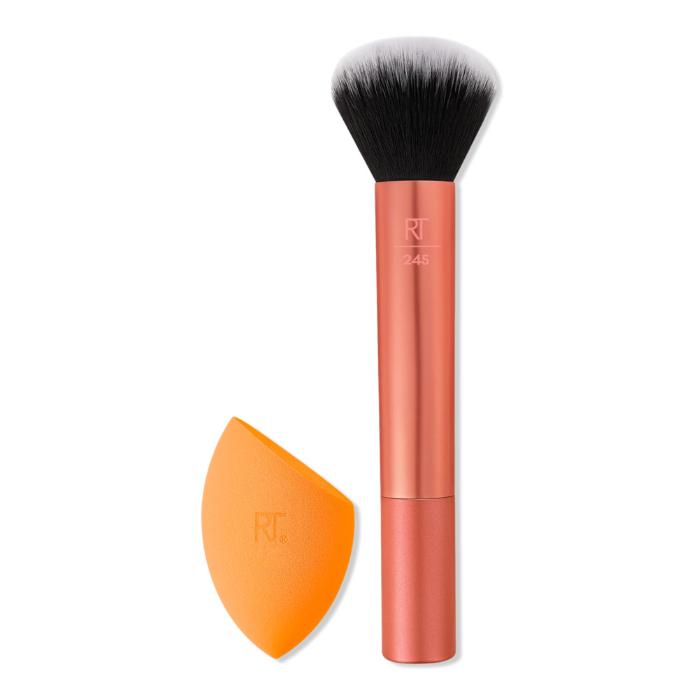 Real Techniques Everything Blending Makeup Brush + Sponge Duo | Ulta