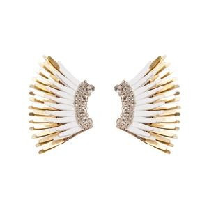 Mini Madeline Earrings White Gold | Mignonne Gavigan